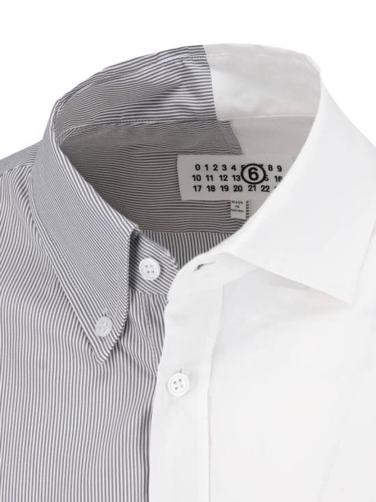 26FW MM6 메종마르지엘라 긴팔 셔츠 SH0DT0057 MTN183961 White - MM6 MAISON MARGIELA