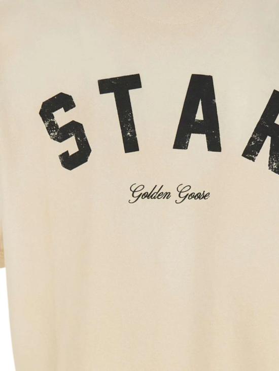 26FW 골든구스 반팔 티셔츠 GUP01873P00241811616 Neutrals - GOLDEN GOOSE