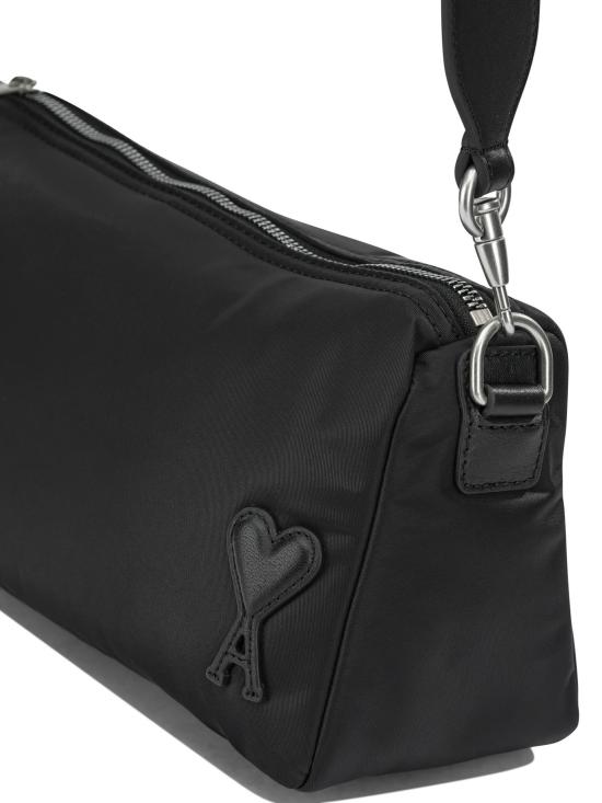 26FW 아미 톤온톤 하트 로고 나일론 캔버스 마르셀 백 ULL707 AW0001001 Black - AMI