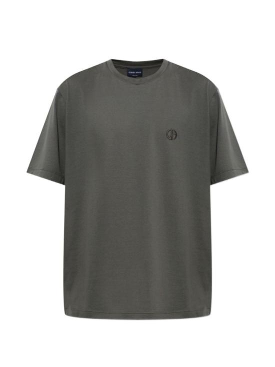 26FW 조르지오 아르마니 반팔 티셔츠 GM004657TE18291U8092 Grey