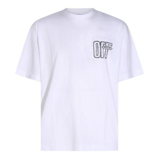 26FW 오프화이트 반팔 티셔츠 OMAA120F26JER00Y100 White