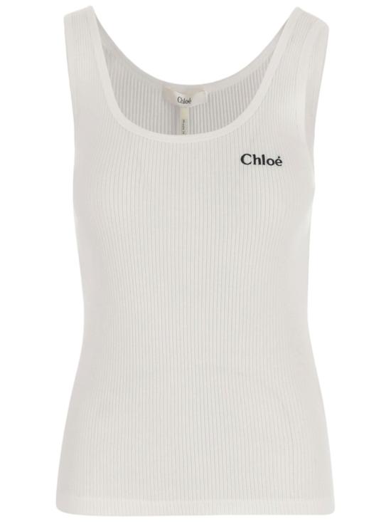 26FW 끌로에 탑 CH25SJH12180101 White