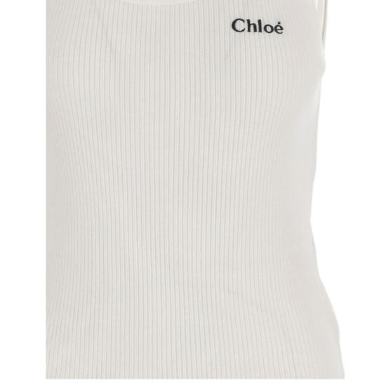 26FW 끌로에 탑 CH25SJH12180101 White - CHLOE