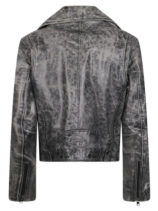 26FW 디젤 바이커 자켓 A22844 0CJCM Grey - DIESEL