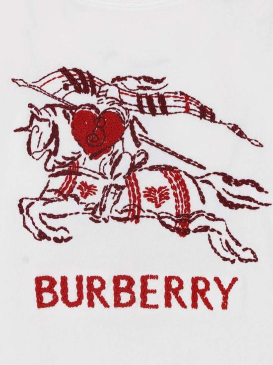 26FW 버버리 반팔 티셔츠 8127932B7078 White - BURBERRY