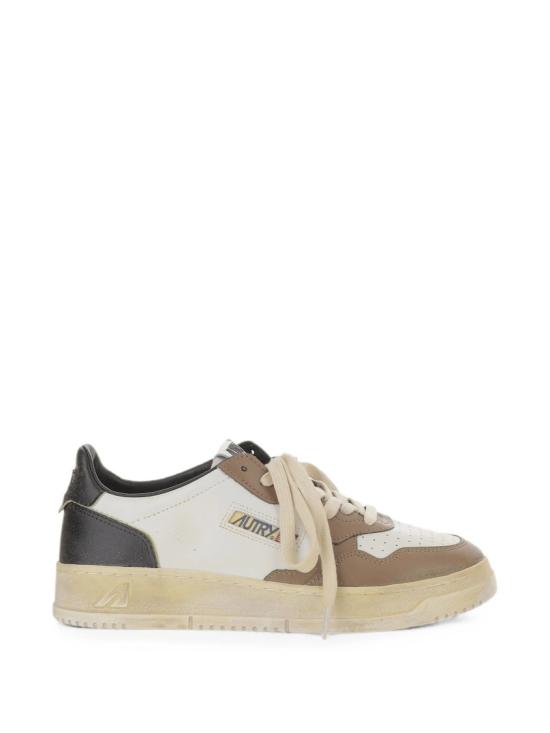 26FW 오트리 슈퍼 빈티지 메달리스트 로우 레더 스니커즈 AVLM SV60 Neutrals