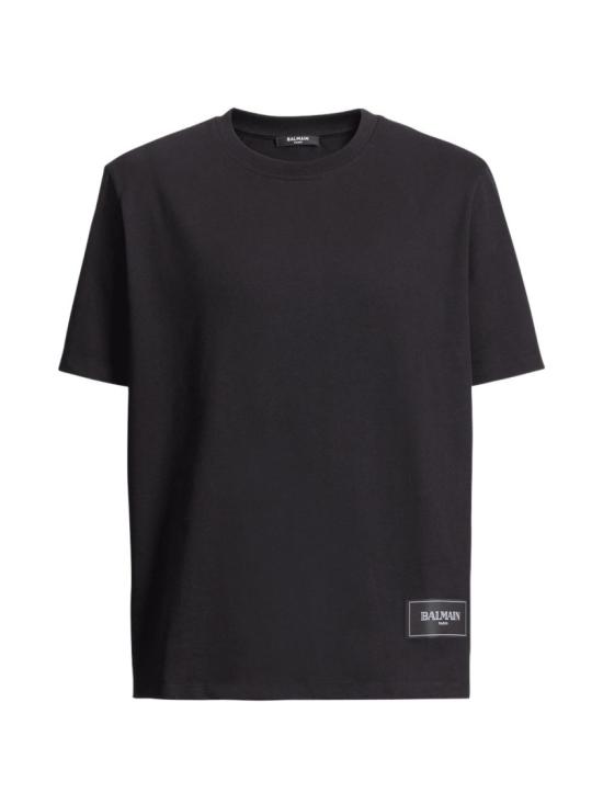 26FW 발망 반팔 티셔츠 HH1EG000BD61EAP Black