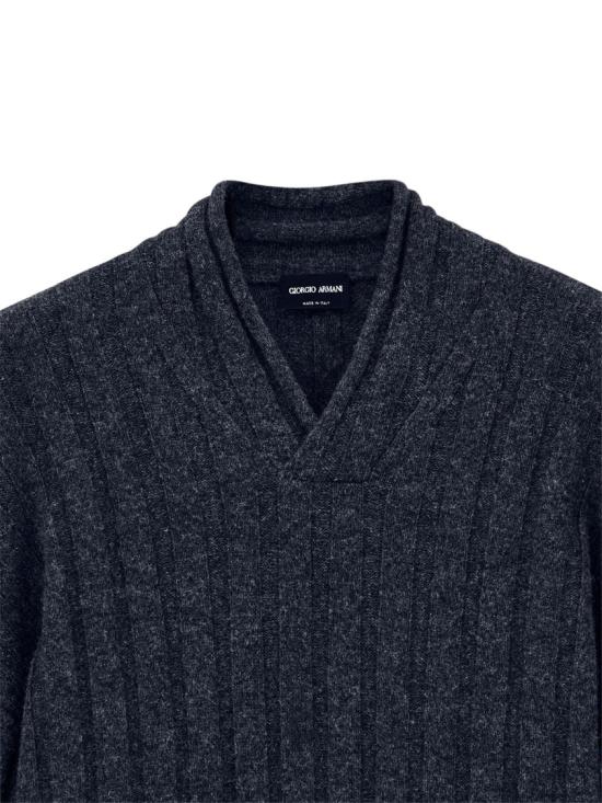 26FW 조르지오 아르마니 니트웨어 GM004722 AF30725 Black - GIORGIO ARMANI