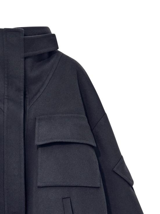 26FW 조르지오 아르마니 숏패딩 GW004014 TE10112 Black - GIORGIO ARMANI