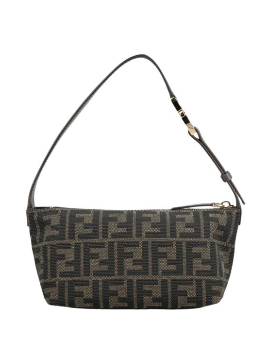 26FW 펜디 바니티 FF 자카드 스몰 파우치 8BS124 B17A Grey