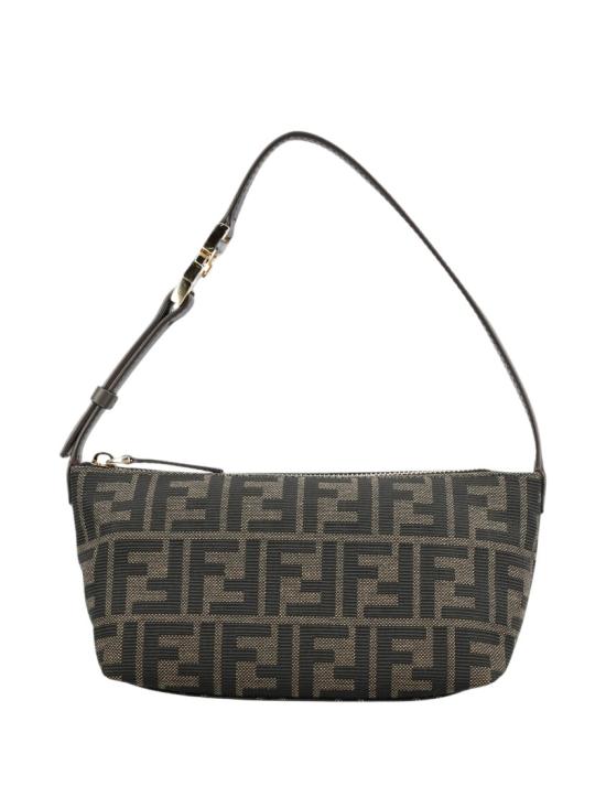 26FW 펜디 바니티 FF 자카드 스몰 파우치 8BS124 B17A Grey - FENDI
