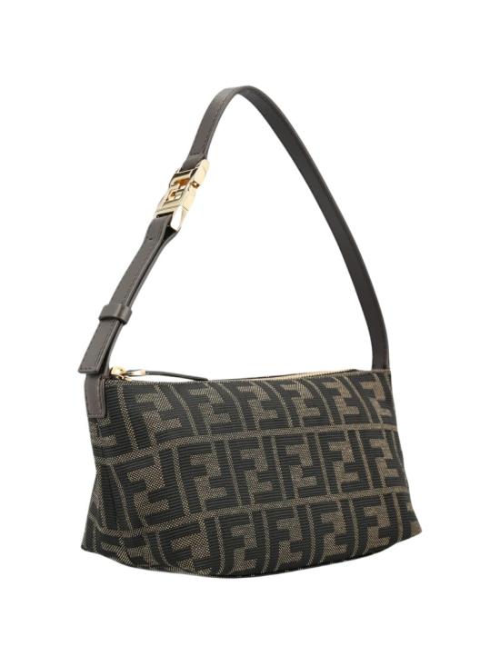 26FW 펜디 바니티 FF 자카드 스몰 파우치 8BS124 B17A Grey - FENDI