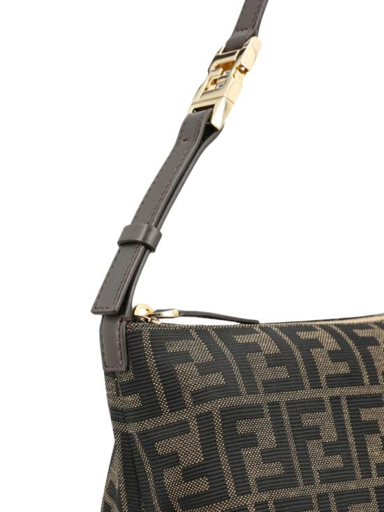 26FW 펜디 바니티 FF 자카드 스몰 파우치 8BS124 B17A Grey - FENDI