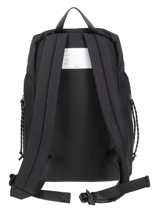 26FW 아페쎄 로고 프린트 버클 플랩 백팩 PAAGE H62631 Black - A.P.C.