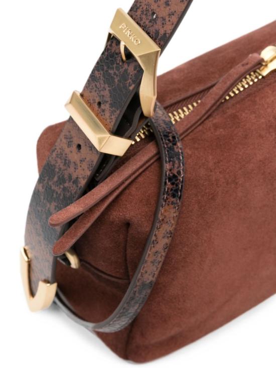 26FW 핑코 숄더백 106761A3DBL88J Brown - PINKO