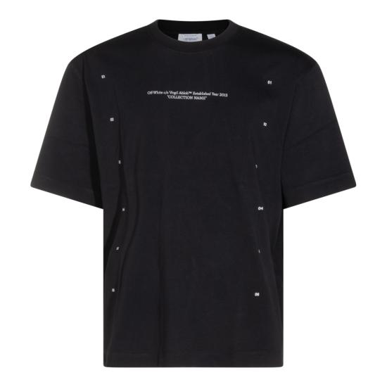 26FW 오프화이트 반팔 티셔츠 OMAA120F26JER00F001 Black