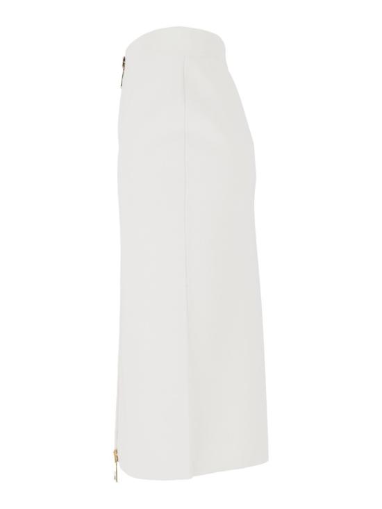 26FW 엘리자베타프랜치 미디 스커트 GK28B66E2 White - ELISABETTA FRANCHI