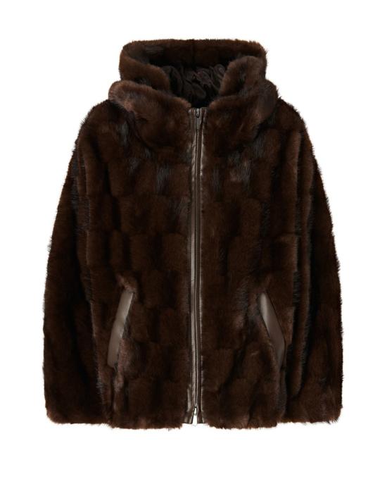 26FW 핑코 무스탕 4621790 Brown