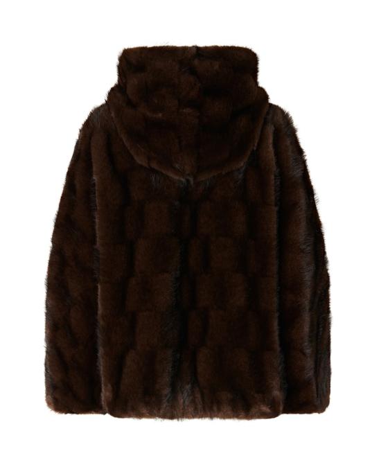 26FW 핑코 무스탕 4621790 Brown - PINKO