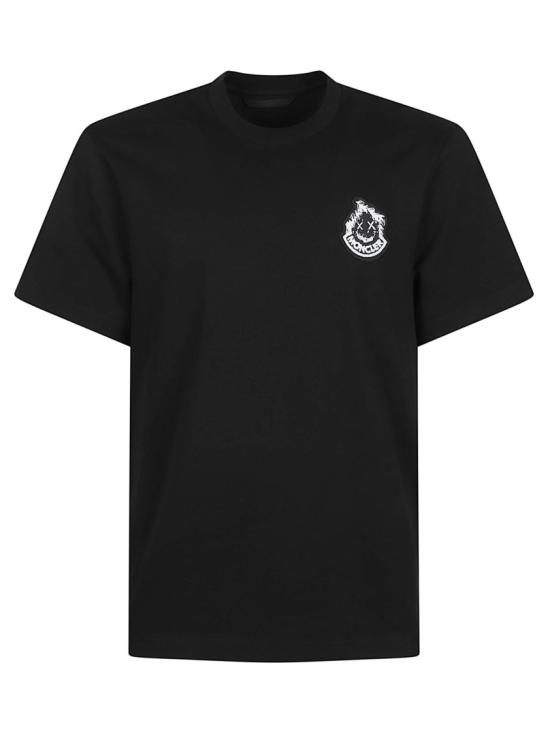 26FW 몽클레어 반팔 티셔츠 L2 091 8C000 21 89AUG Black