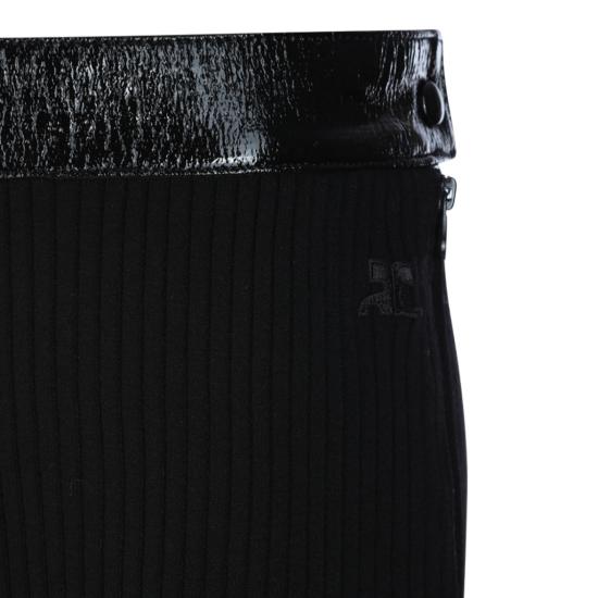 26FW 쿠레쥬 레깅스 326MPA711FI00019999 Black - COURREGES
