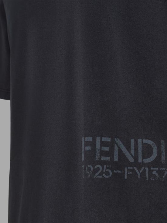 26FW 펜디 반팔 티셔츠 FY1370 B19Q Black - FENDI