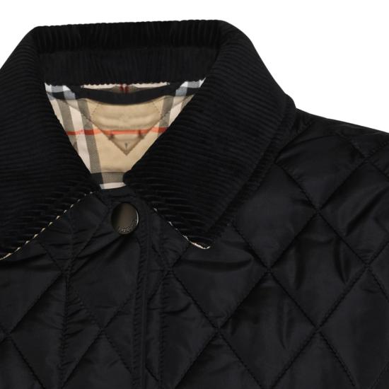 26FW 버버리 퀼팅 나일론 자켓 8107510C1900 Black - BURBERRY