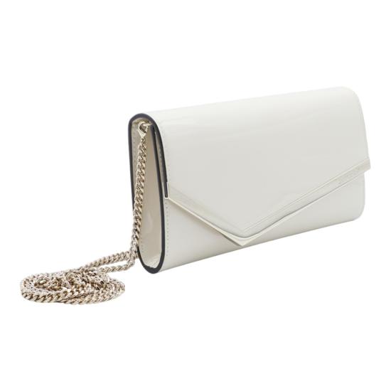 26FW 지미추 클러치/파우치 EMMIEPAT081095 Grey - JIMMY CHOO