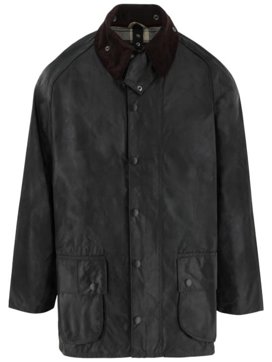 26FW 바버 뷰포트 왁스 자켓 MWX0017SG91 Black