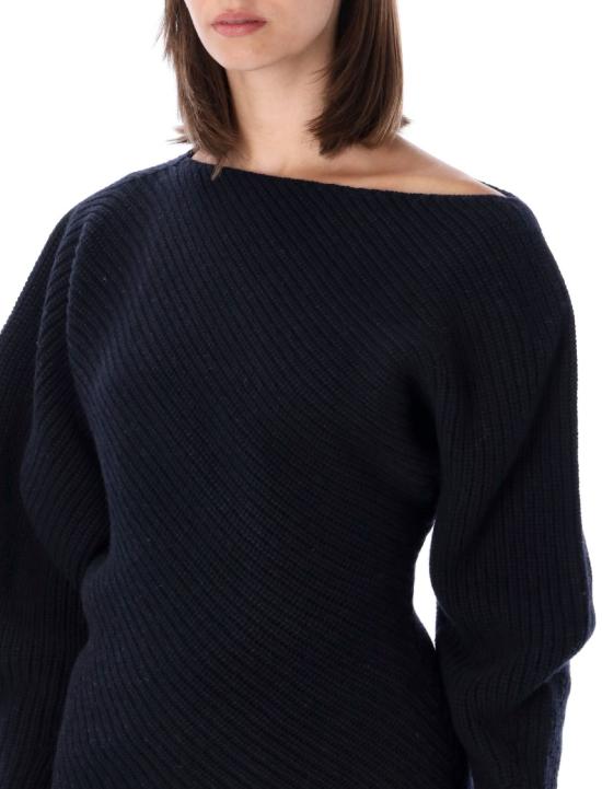 26FW 알베르타 페레티 스웨터 262U090366030510 Black - ALBERTA FERRETTI