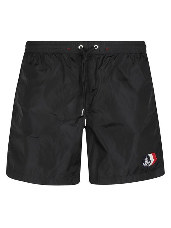 26FW 몽클레어 나일론 로고 패치 스윔 팬츠 L2 091 2C000 05 5985M Black