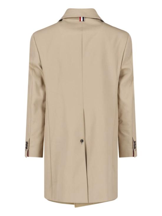 26FW 톰브라운 발마칸 칼라 매킨토시 오버코트 MOC001A 00249250 Neutrals - THOM BROWNE