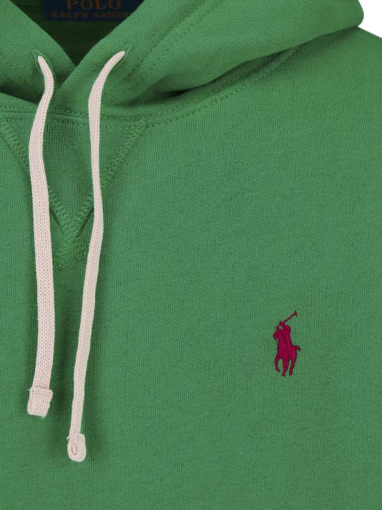 26FW 폴로 랄프로렌 포니로고 자수 후드 티셔츠 710 766778504 Green - POLO RALPH LAUREN