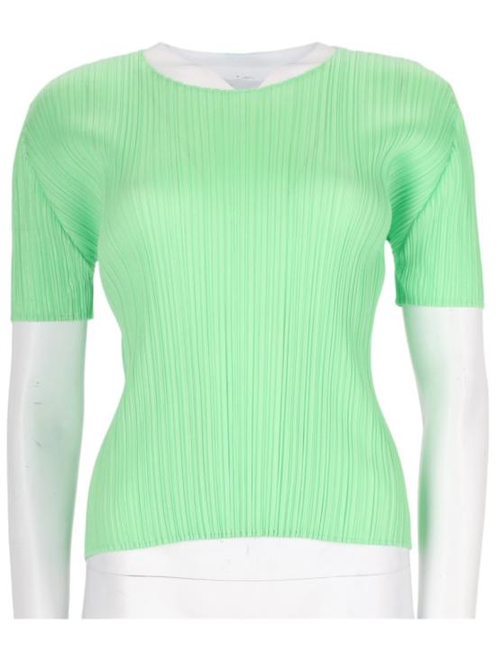  플리츠플리즈 탑 PP67JK403 60 Green