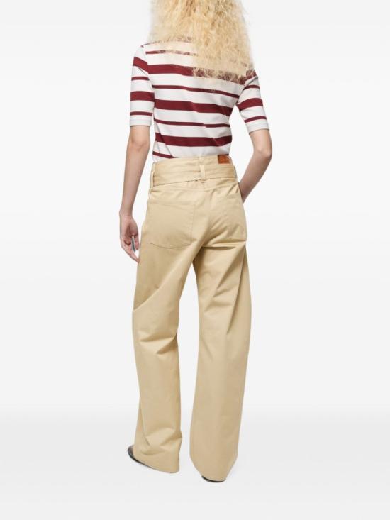 26FW 아크네 스튜디오 벨티드 트윌 코튼 팬츠 AK1099BSI Neutrals - ACNE STUDIOS