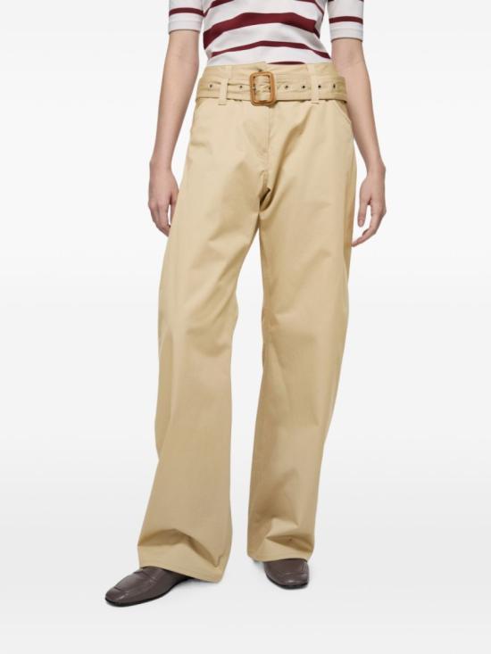 26FW 아크네 스튜디오 벨티드 트윌 코튼 팬츠 AK1099BSI Neutrals - ACNE STUDIOS