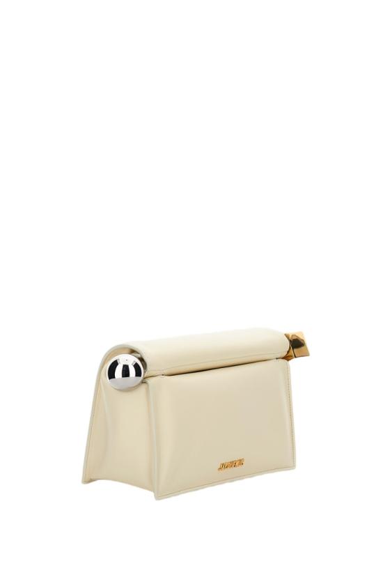  자크뮈스 론드 까레 클러치 BAW00356AC27L14115 White - JACQUEMUS
