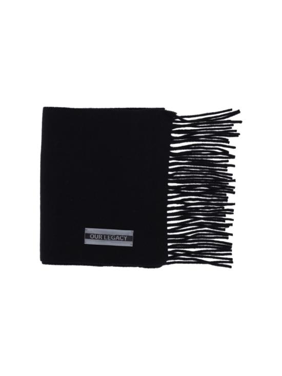 26FW 아워레가시 ESTATE 에스테이트 스카프 A4248EABBLACK DOUBLE WOOL - OUR LEGACY