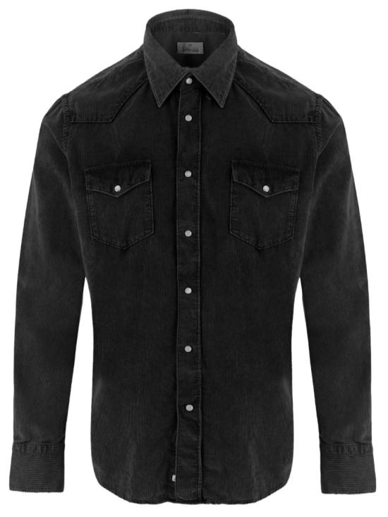 26FW 게라르디니 긴팔 셔츠 WEST877T3531 Black
