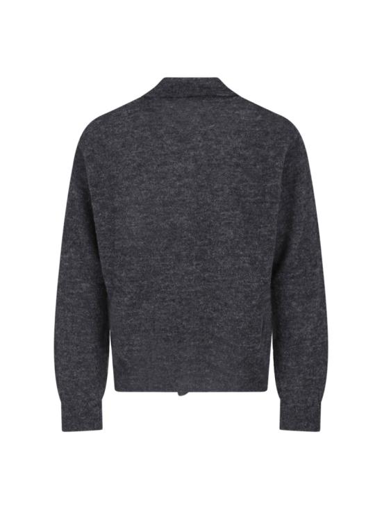 26FW 아워레가시 폴로 티셔츠 M2263ECCHARCOAL MELANGE FUZZY ALPACA Grey - OUR LEGACY