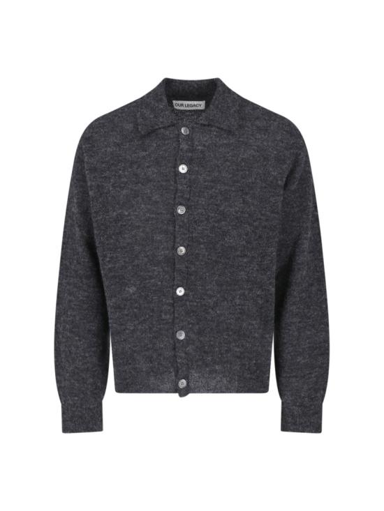 26FW 아워레가시 폴로 티셔츠 M2263ECCHARCOAL MELANGE FUZZY ALPACA Grey