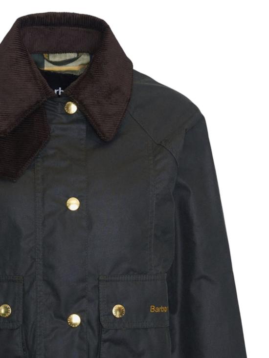 26FW 바버 크롭드 비드넬 왁스 재킷 LWX1403SG51 Black - BARBOUR