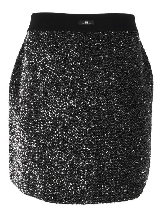 26FW 엘리자베타프랜치 숏 스커트 GK29A66E2 Black - ELISABETTA FRANCHI