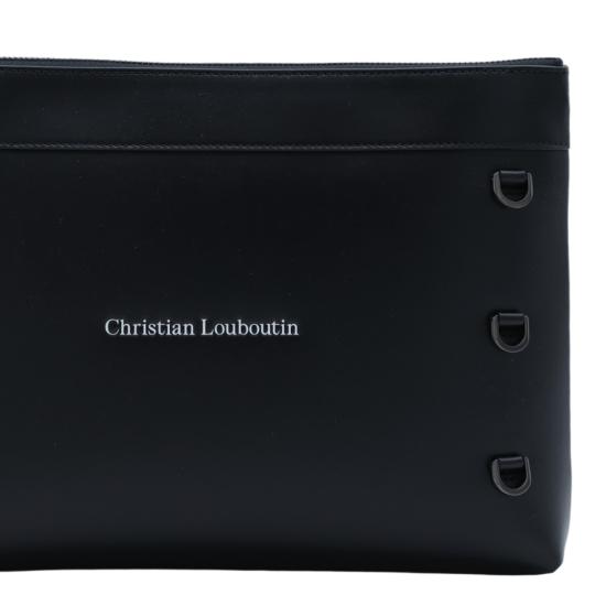 26FW 크리스챤 루부탱 클러치/파우치 3265342BK01 Black - CHRISTIAN LOUBOUTIN