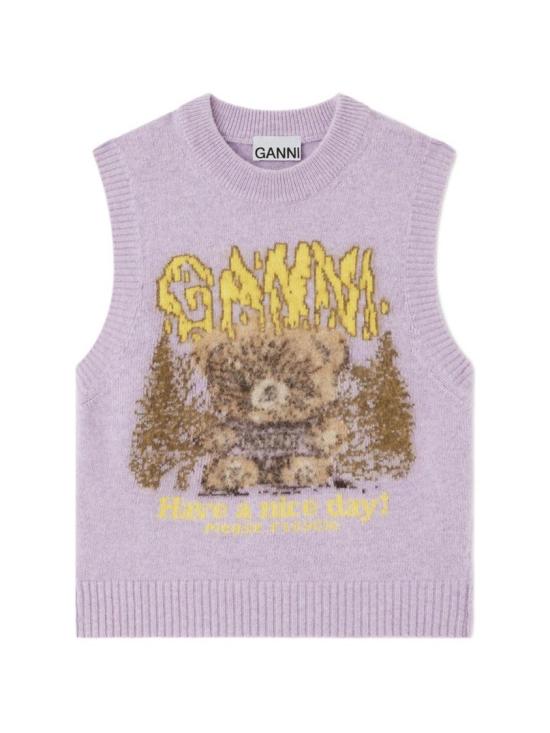 26FW 가니 스웨터 A1180020ZXD Purple