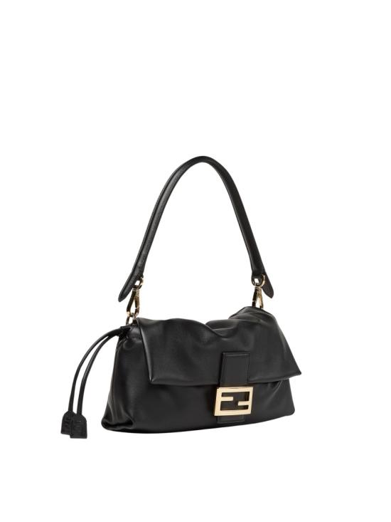 26FW 펜디 바게트 소프트 미디엄 백 8BR856 B1ZK Black - FENDI