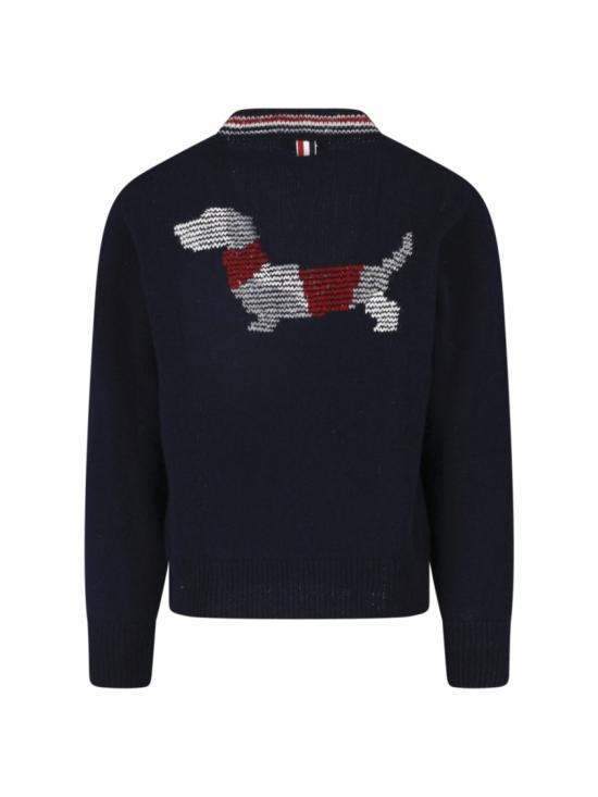 26FW 톰브라운 니트웨어 MKC647A Y1506415 Blue - THOM BROWNE