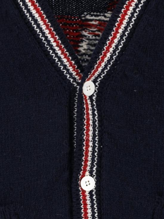 26FW 톰브라운 니트웨어 MKC647A Y1506415 Blue - THOM BROWNE