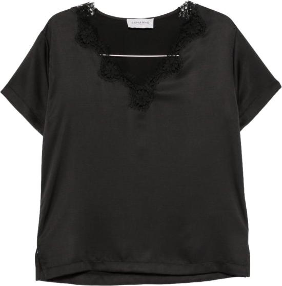 26FW 에르마노 피렌제 탑 D49EL017EL0MF099 BLACK