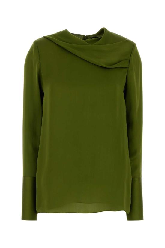 26FW 톰포드 블라우스 TS2167FAX1778 GDK Green
